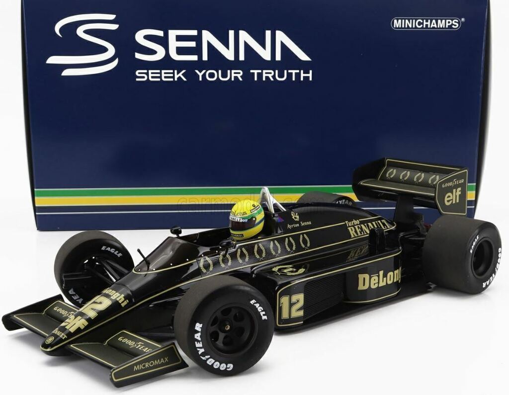 Lotus Renaut 98T Ayrton Senna 1986 1/18 Minichamps