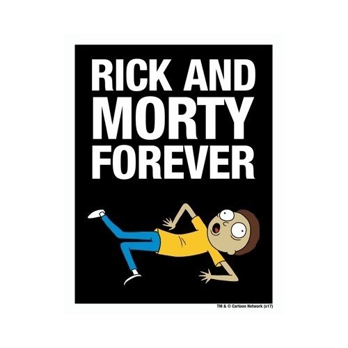 Placa Decorativa Rick And Morty Forever! - Legião Nerd
