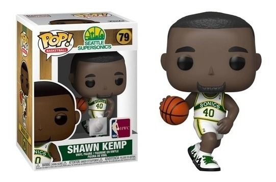 Boneco Funko Pop Shawn Kemp 79 Supersonics Nba Legends