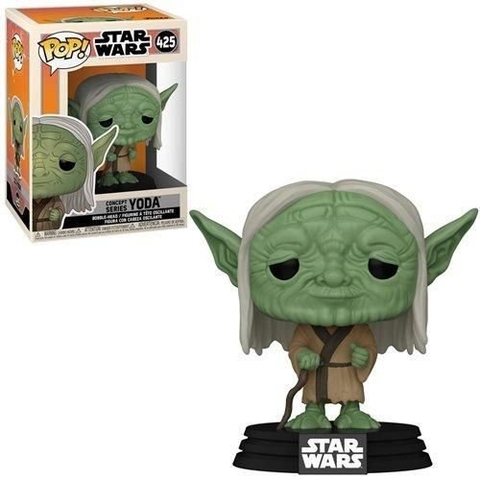 Boneco Funko Pop Star Wars Concept Series Yoda 425