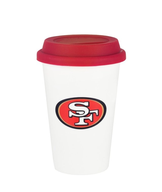 Copo Café Termico Em Cerâmica San Francisco 49 Ers 400ml Nfl