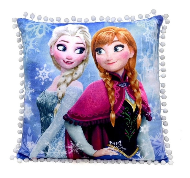 Almofada Frozen Elsa E Ana 273012 Mabruk 40 X 40 Cm