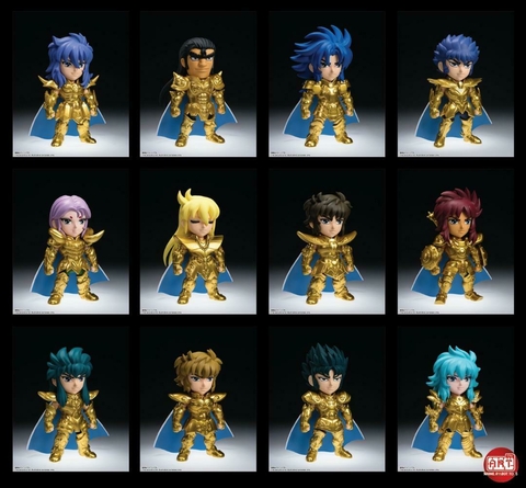 Full Box The Supreme Gold Saints Assemble - Saint Seiya - Box Saint Seiya Artlized - Bandai