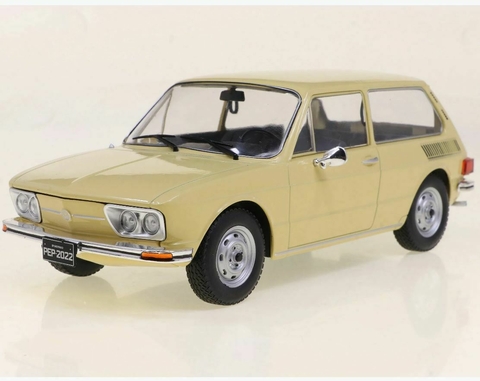 Miniatura Brasília Bege 1976 Vw 1:24 Califórnia Toys Classics