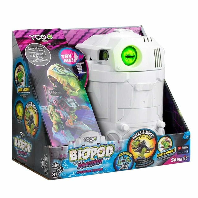 Biopod Inmotion Cyberpunk Branco Com Luz Som E Movimento F00917 Fun