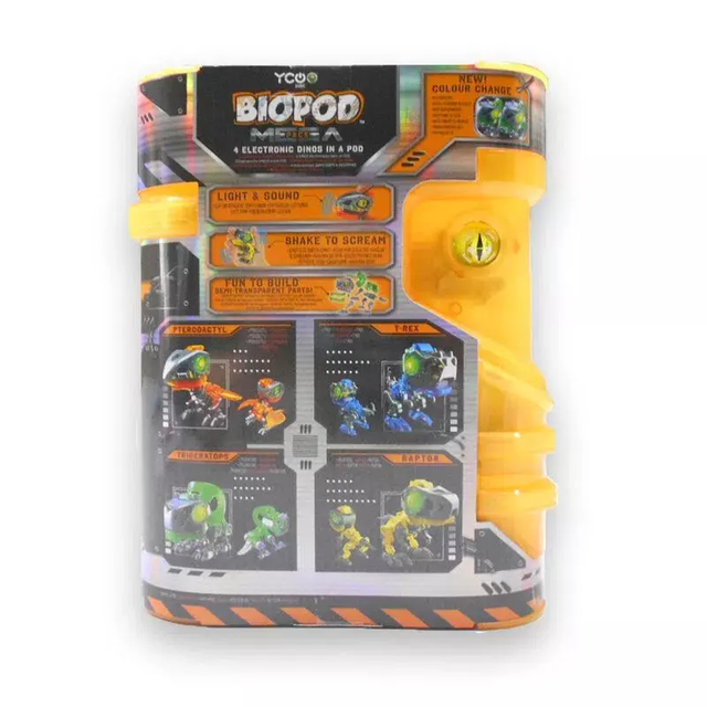 Biopod Mega Pack 4 Dinossauros Eletrônicos Edição Batalha F00935 Fun