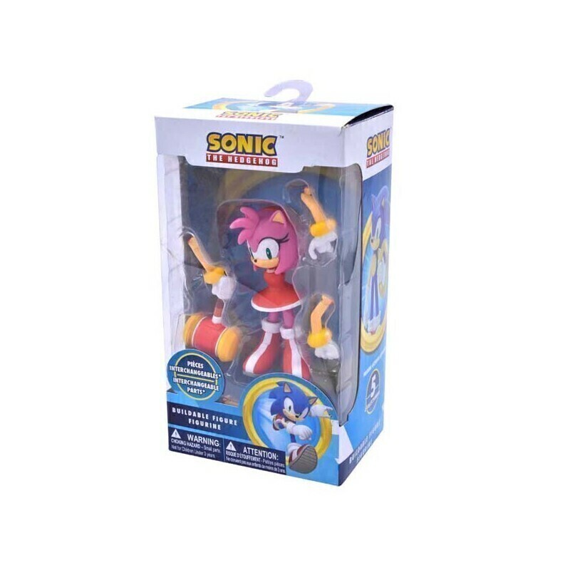 boneco amy rose - filme sonic the hedgehog - habib's ragazzo!<br><br> -  Hobbies e coleções - Jardim Primavera, Guarujá 1242267767