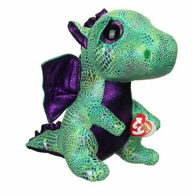 Pelúcia Beanie Boos Ty Dragão Cinder 22 Cm Toyng 44109