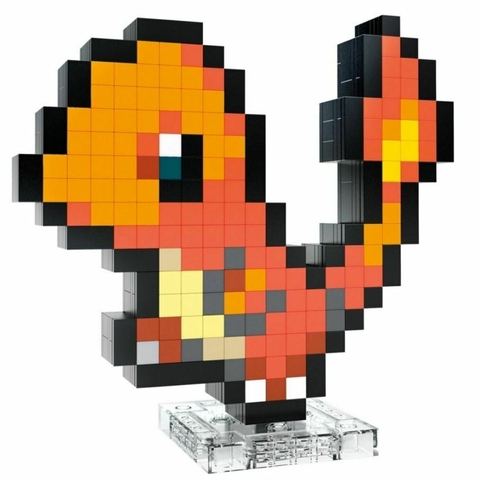 Conjunto De Construção Charmander Mega Pokemon Mattel Hth76