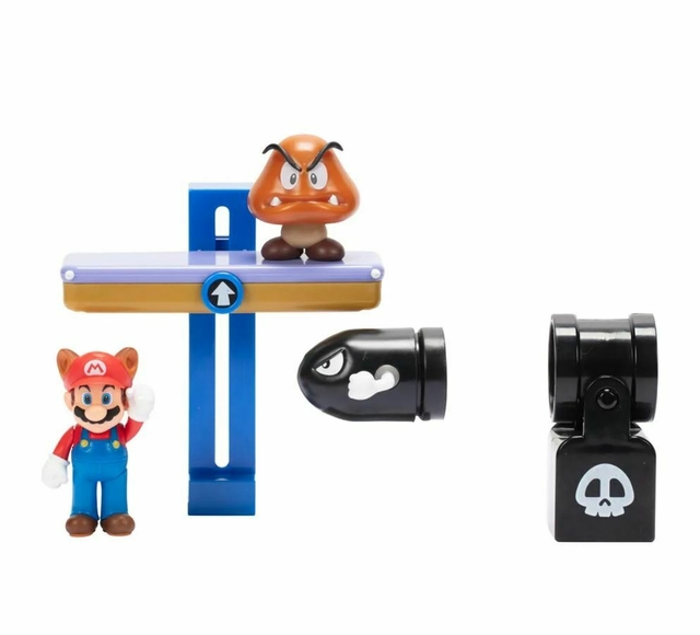 Conjunto Diorama Colina do Retorno  Super Mario Sunny 4268