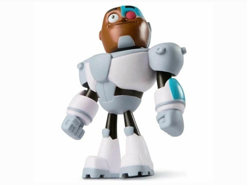 Boneco Articulado Cyborg de 15cm Jovens Titãs em Ação Sunny 4032