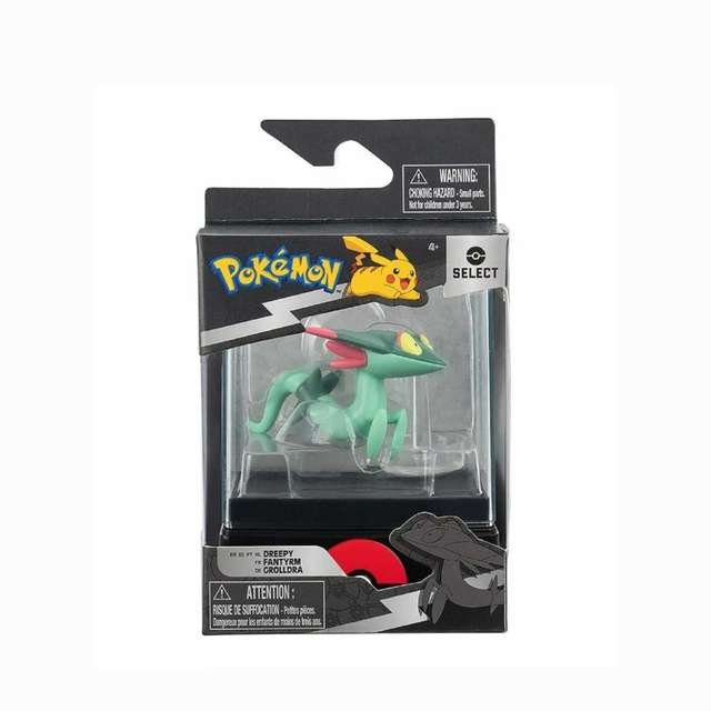 Pokemon Figuras De Batalha 4cm Com Case Dreepy 3282