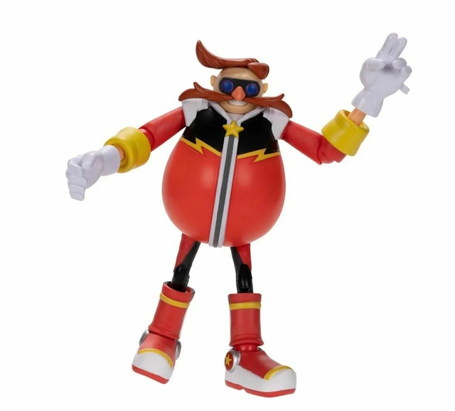 Boneco Articulado Mr. Dr. Eggman 14cm Sonic Prime 4244