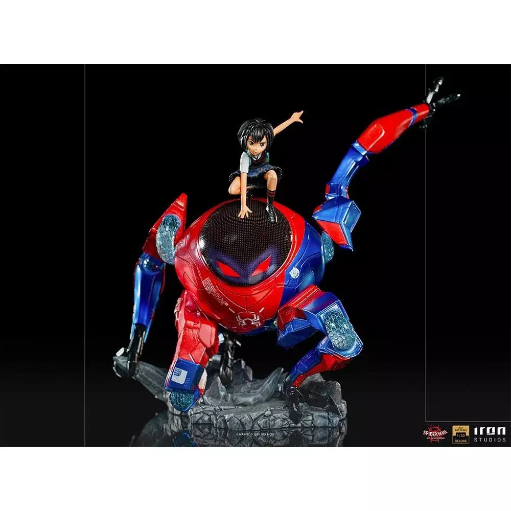 Peni Parker Spider-Man Into The Spiderverse 1/10 Iron Studios Ja Exposto