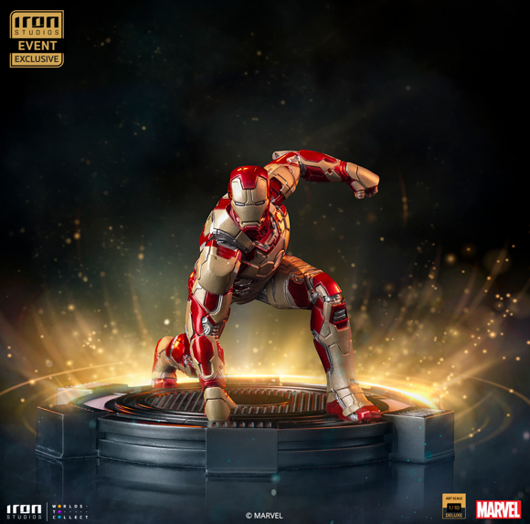 Iron Man Mark XLII 1/10 Exclusivo Ccxp 2023 Iron Studios