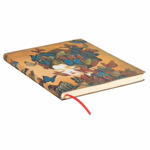 Caderno Paperblanks Madame Butterfly Midi 18x13 Cm Capa Flex Pautado 6525-8