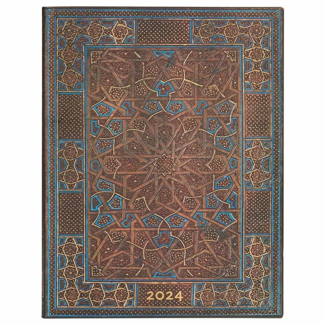 Paperblanks Agenda 2024 Planner Capa Flex 23x18 Cm Midnight Star 0543-8