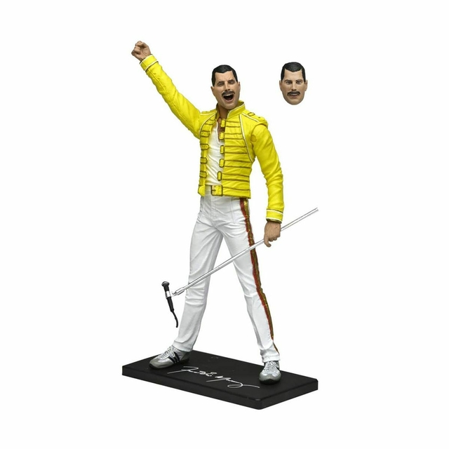 Freddie Mercury (Yellow Jacket) - 7" Scale Action Figure - Queen - NECA