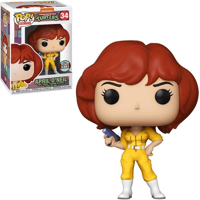 Boneco Funko Pop Tartarugas Ninja April O'neil 34 Specialty Series