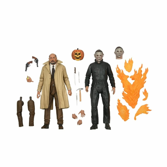 Michael Myers e Dr Loomis - Halloween 2 - 7" Scale Neca