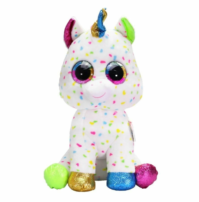 Pelúcia Gigante Beanie Boos Ty Unicórnio Harmonie 37 Cm Toyng 49345