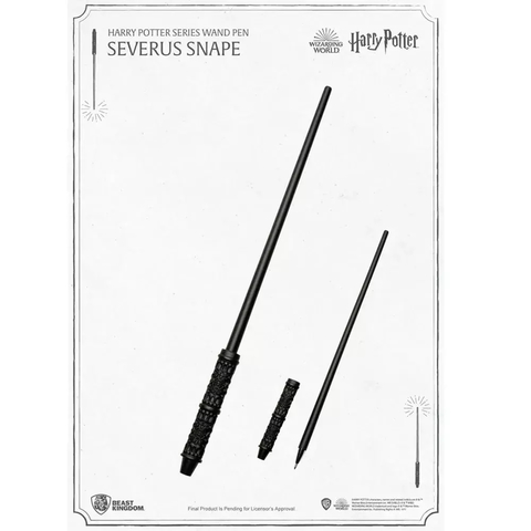 Harry Potter Wand Pen Caneta Varinha Severus Snape 30 Cm Beast Kingdom