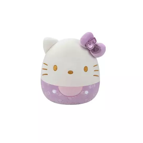 Pelúcia Squishmallows Hello Kitty Lilás 50 Anos 20 Cm 3877 Sunny