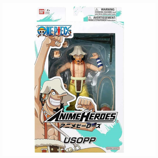 Boneco One Piece Anime Heroes Usopp 16cm Bandai 4114