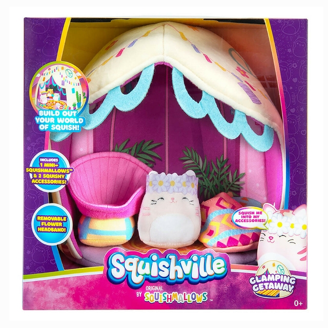 Squishmallows Playset Squishville Glamping Getaway 3433 Sunny