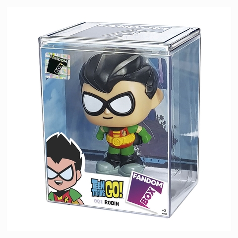 Fandom Box Jovens Titãs Robin 001 - 10 Cm Líder Brinquedos