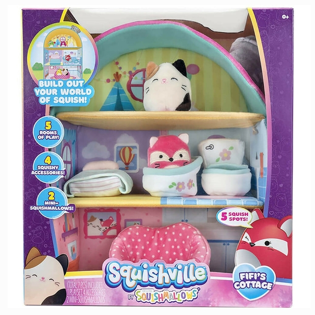 Squishmallows Playset Squishville Fifi's Cottage 3434 Sunny