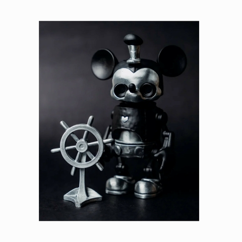 Timão Tinco (Coleção S. Willie Mickey) Limited Edition Toy Art em Metal Feito no Brasil