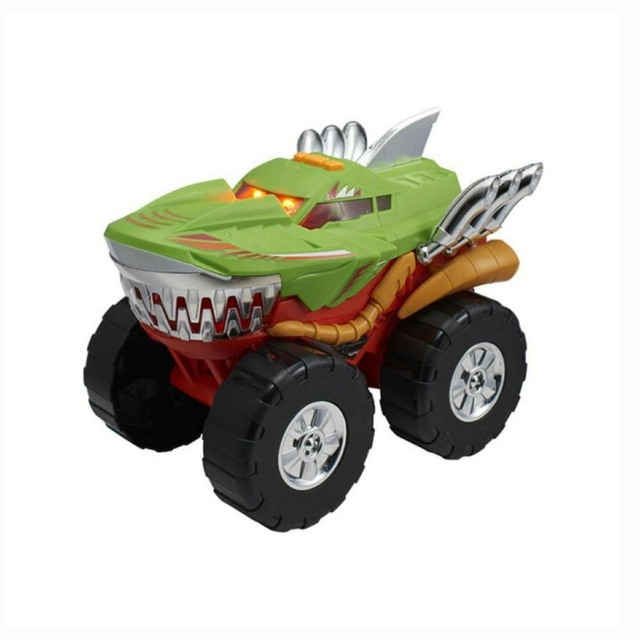 Carro Monster Moverz Teamsterz Tubarão Com Luz E Som F01127 Fun