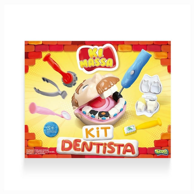 Ki Massa Massinha Modelar Kit Dentista 3009 Sunny