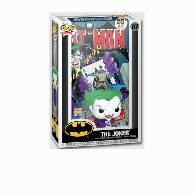 Boneco Funko Pop Comic Covers The Joker 07 Limited Edition