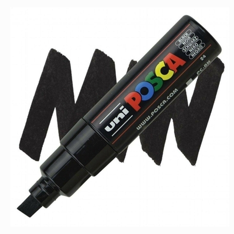 Caneta Posca Uni Pc-8k Preto 8.0mm #24 6452