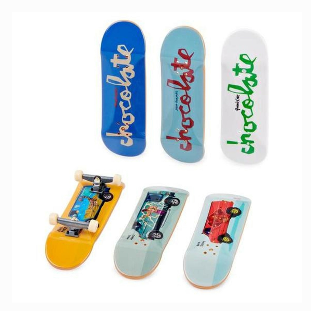 Skate De Dedo Tech Deck Profissional + Adesivos - Sunny