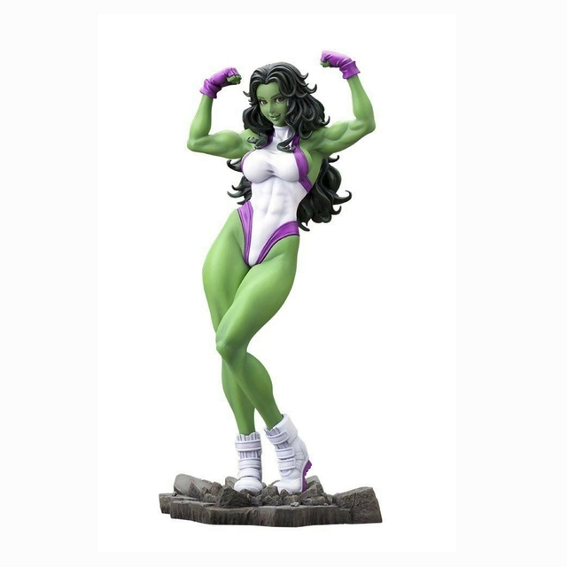 Marvel Bishoujo Statue She-Hulk Kotobukiya Embalagem Aberta