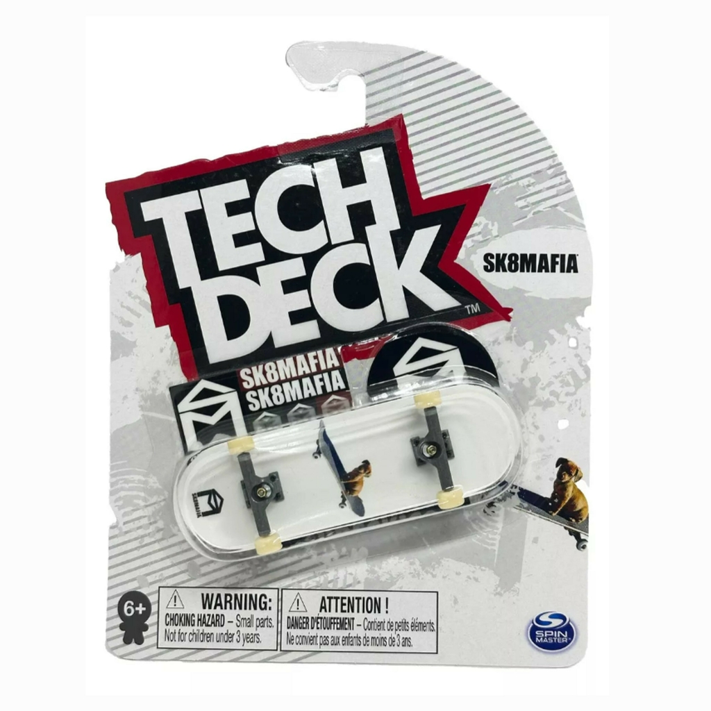 Skate de dedo Tech Deck Primitive Série 10 Branco - Amarelo