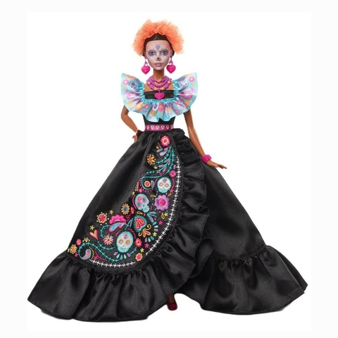 Boneca Barbie Dia De Los Muertos Dia Dos Mortos Mattel HRM72