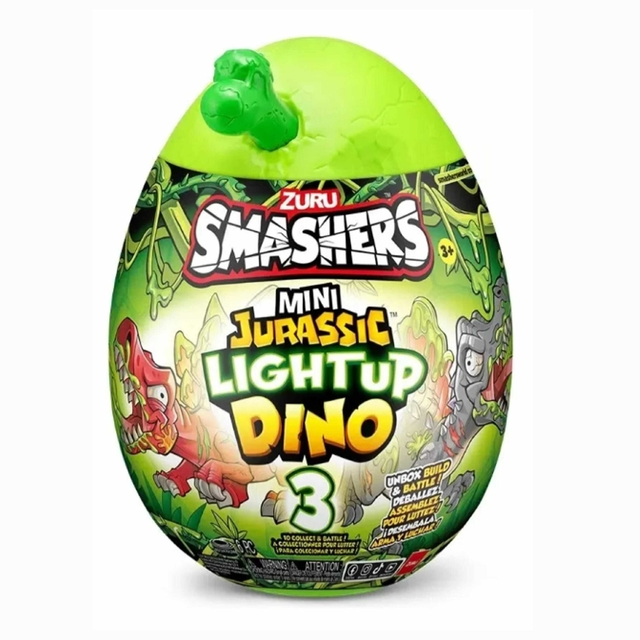 Ovo Zuru Smashers Mini Jurassic Lightup Dino F0128-6 Fun