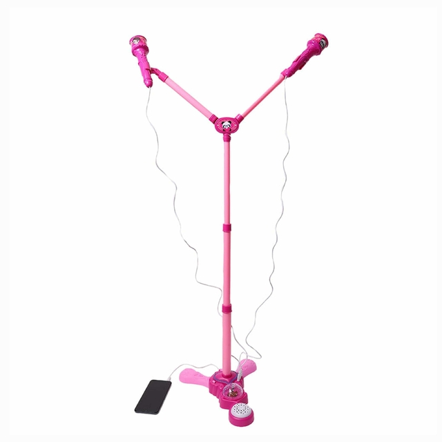 Luluca Microfone Karaokê Com Pedestal F0116-4 Fun