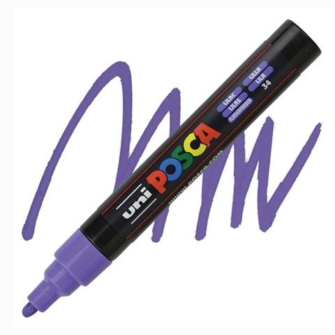 Caneta Posca Uni Pc-5m Lilás 1.8-2.5mm #34 6884