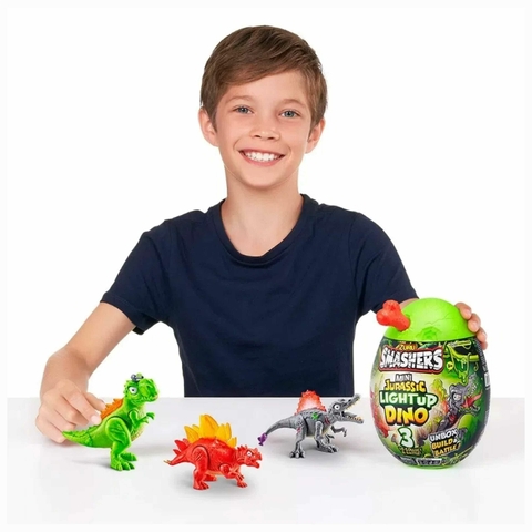 Ovo Zuru Smashers Mini Jurassic Lightup Dino F0128-6 Fun