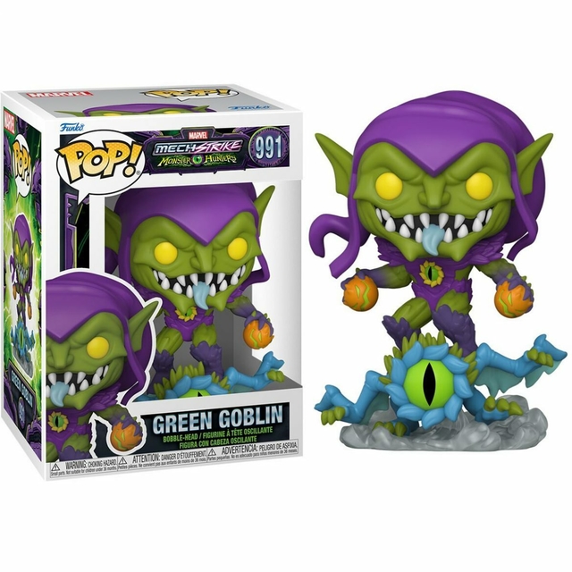 Boneco Funko Pop Marvel Mech Strike Monster Hunters Green Goblin 991