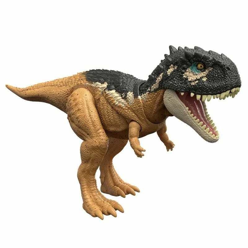 Dinossauro Tiranossauro Rex Rugido - Jurassic World Mattel em