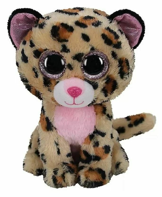 Pelúcia Beanie Boos Ty Leopardo Livvie  16 Cm Toyng 44098