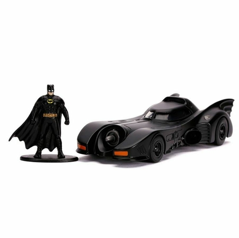 Batman Batmobile 1989 + Figura Batman 1:24 Jada Toys 98260