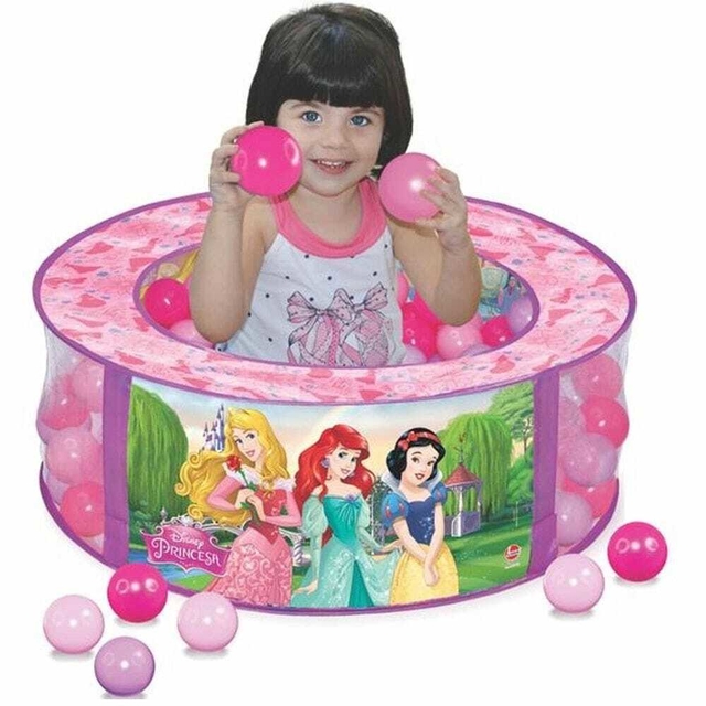 Piscina De Bolinhas Princesas Disney Com 100 Bolinhas 2090 Lider Brinquedos