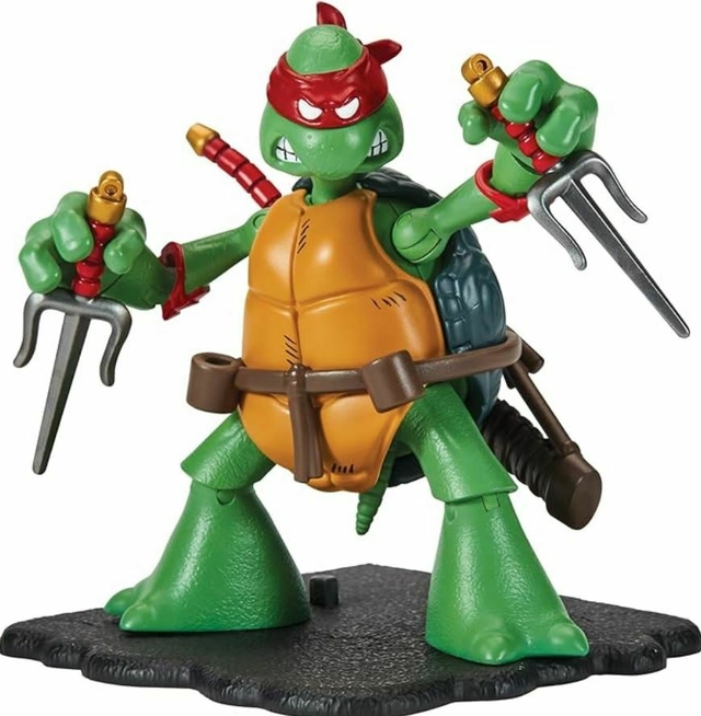 Playmates TMNT: 40th Anniversary Original Sketch Turtle Figure Raphael Sunny